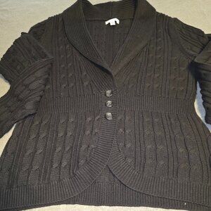 Croft & Barrow  Black Sweater